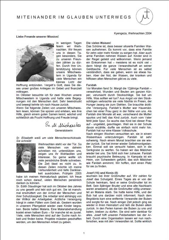 Menschenschicksale - Weihnachten in Uganda