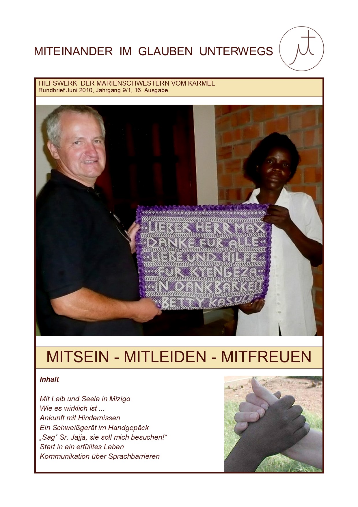 Mitsein - miteiden - mitfreuen